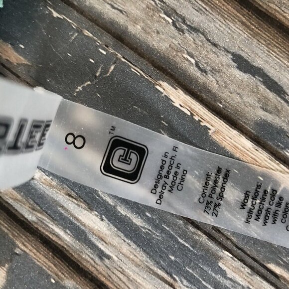 Chestee C Bar Bella Kandace Halter Sports Bra Mint Green Size 8 - Picture 9 of 9